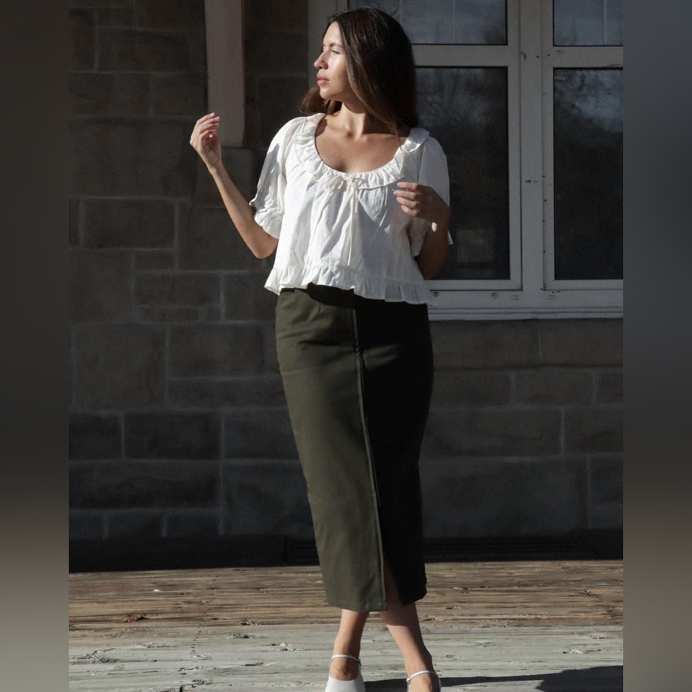 Harly Jae | Zipper Skirt in Olive